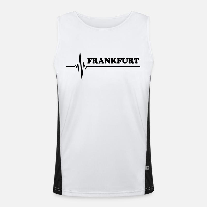 Frankfurt Funktionelles Kontrast-Tank Top für Männer 