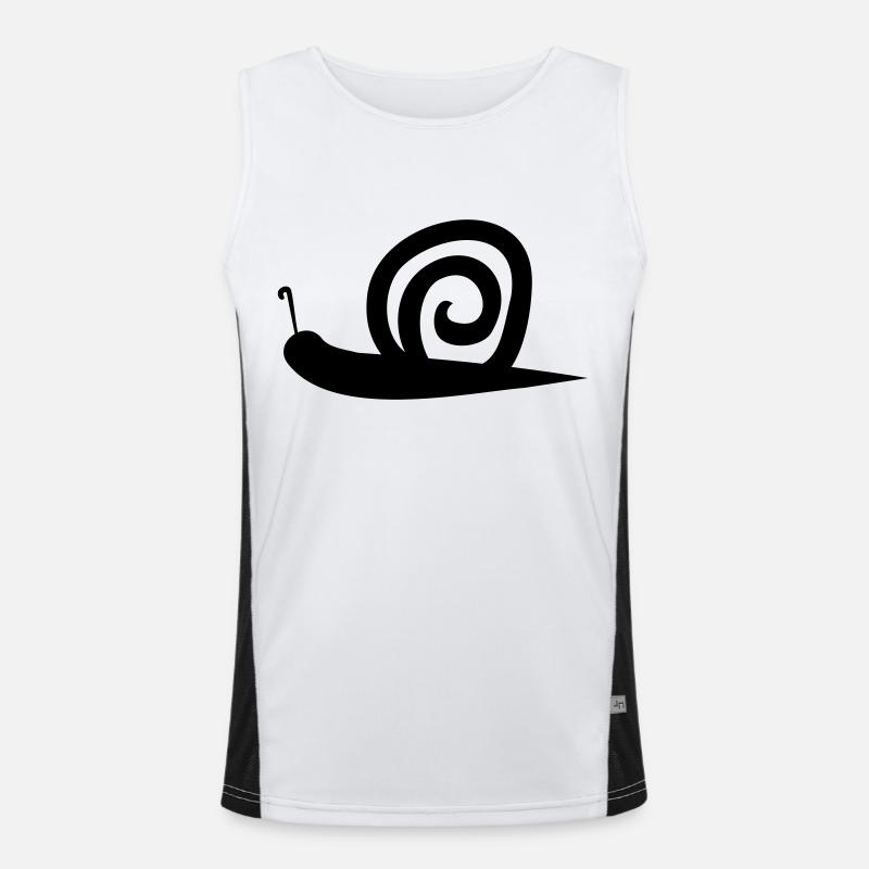Escargot Débardeur respirant contrasté Homme 