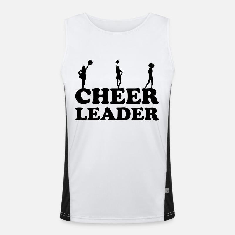 Cheerleader Funktionelles Kontrast-Tank Top für Männer 