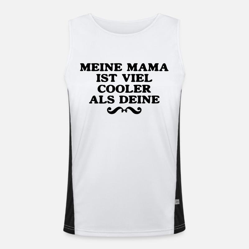 ma mère est plus cool que le vôtre Débardeur respirant contrasté Homme 