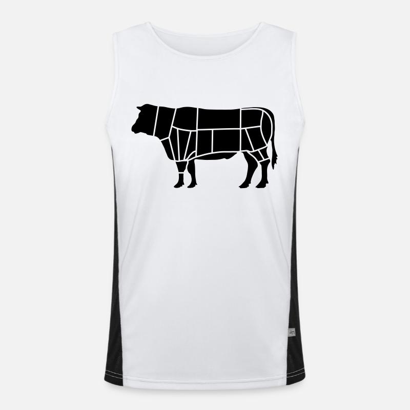 fleisch fleischer_b1 Funktionelles Kontrast-Tank Top für Männer 