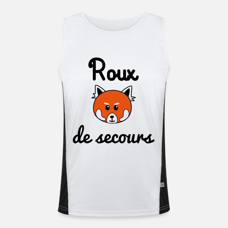 roux de secours Débardeur respirant contrasté Homme 