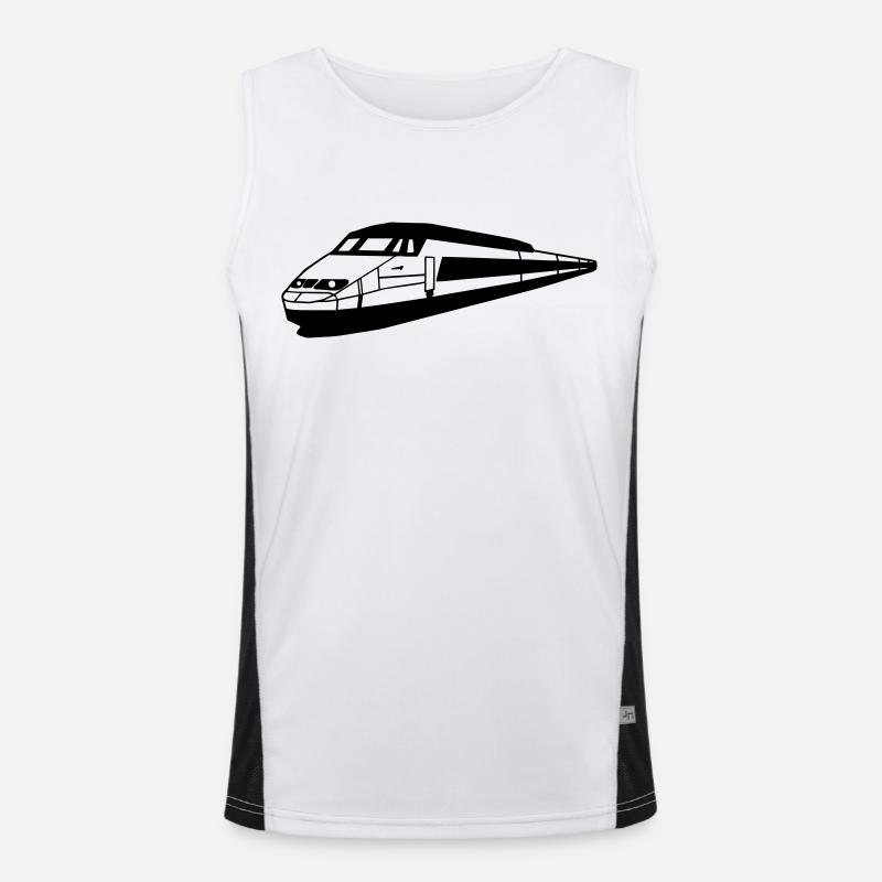 zug Funktionelles Kontrast-Tank Top für Männer 