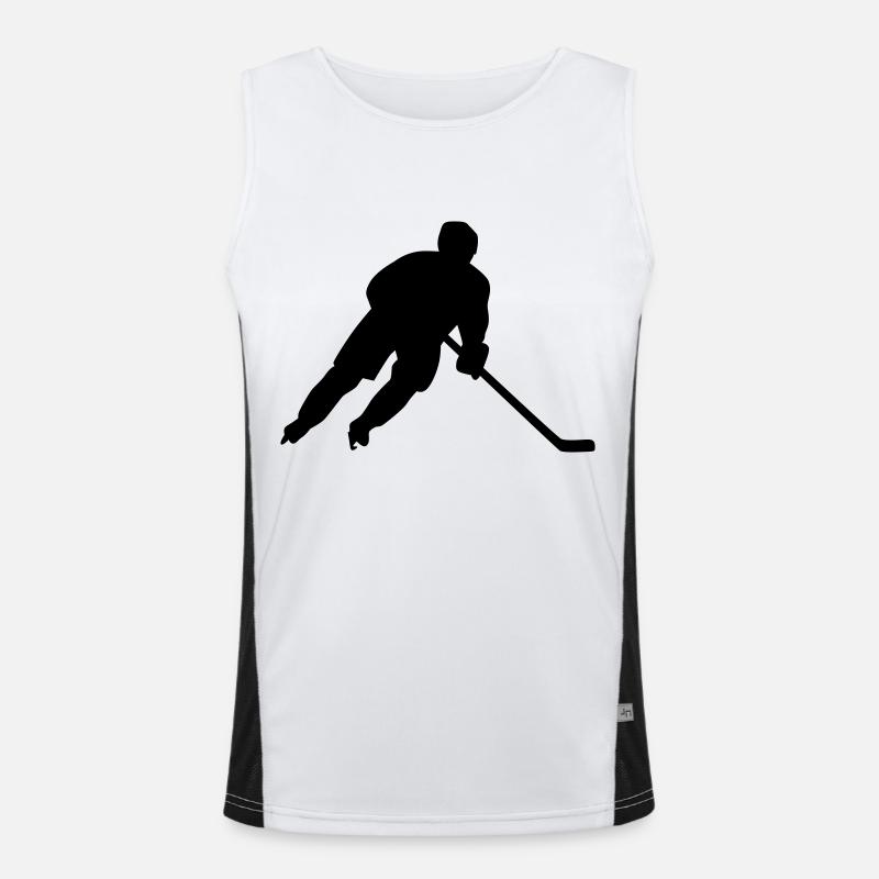 Eishockey Funktionelles Kontrast-Tank Top für Männer 