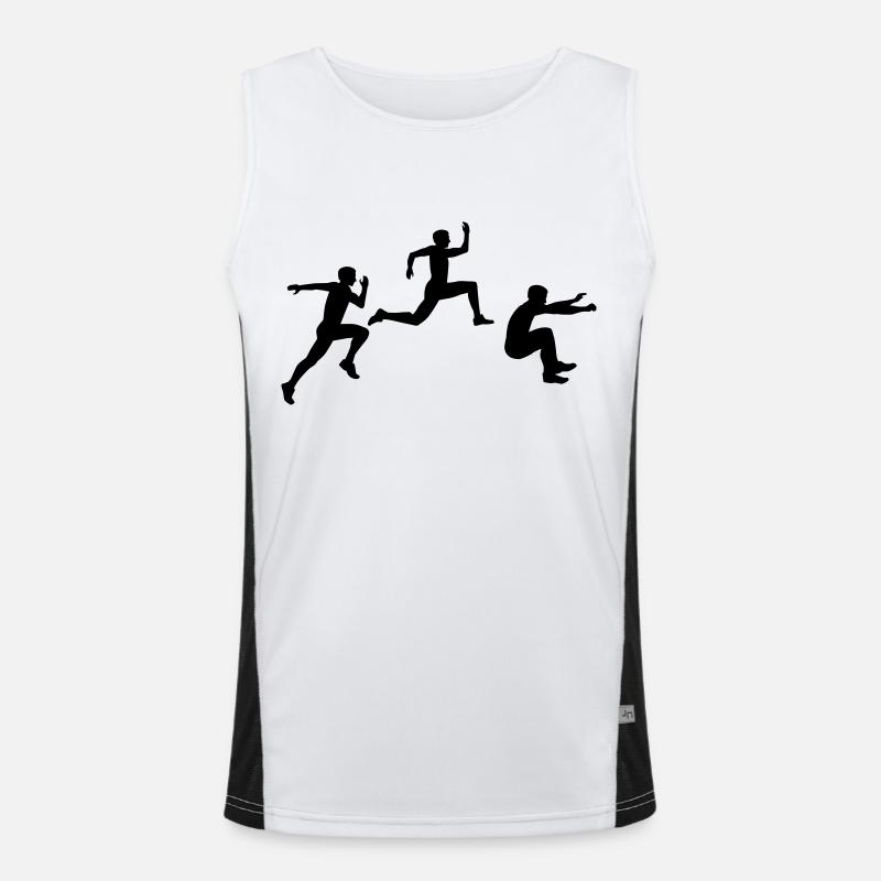 Triple Jump Men's Functional Contrast Tank Top 