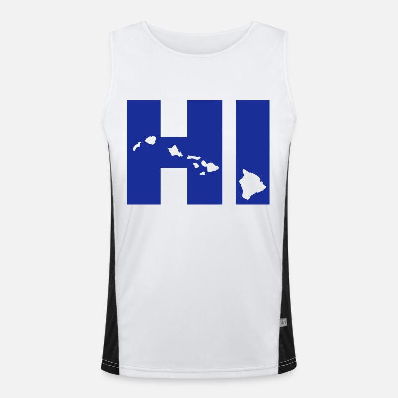Hawaï Débardeur respirant contrasté Homme 