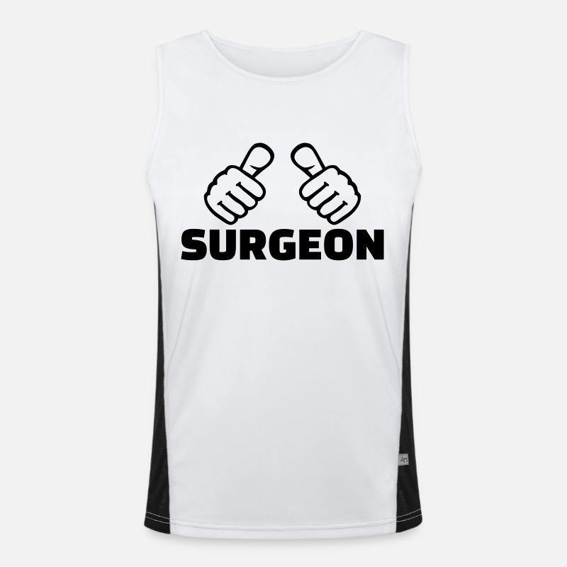 Chirurg Funktionelles Kontrast-Tank Top für Männer 