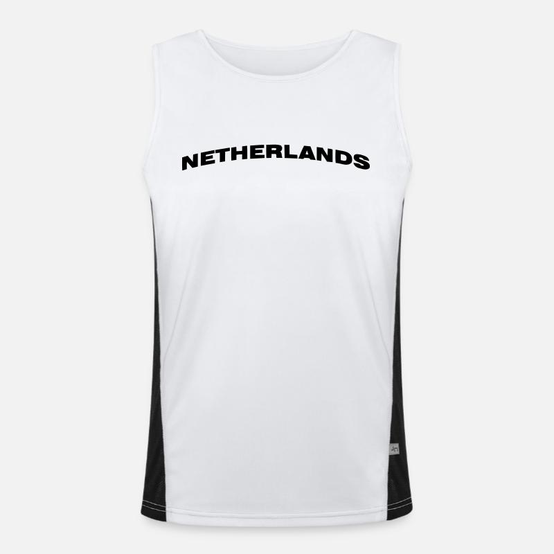 Netherlands Men's Functional Contrast Tank Top 