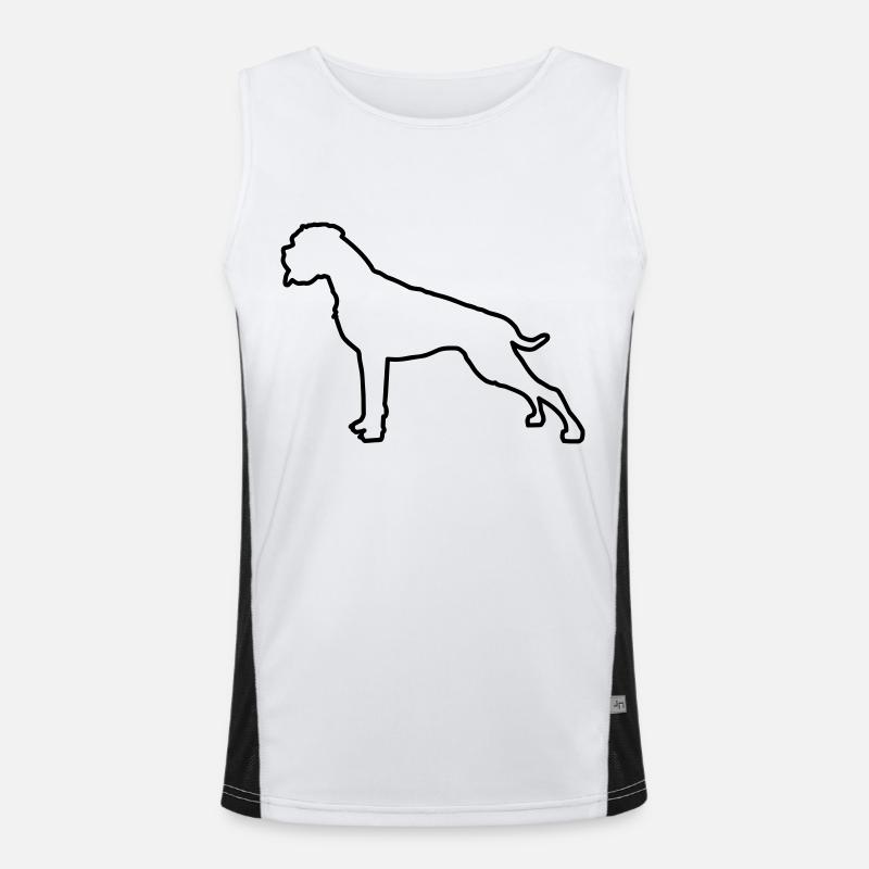 Plan Boxer Débardeur respirant contrasté Homme 