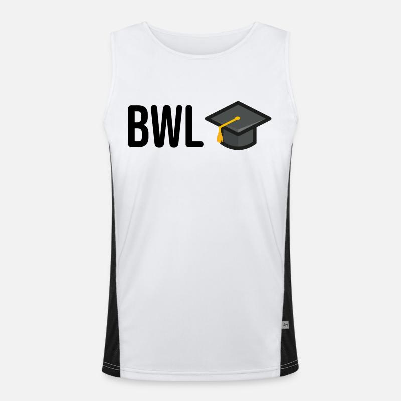 Betriebswirtschaftslehre Studium BWL Funktionelles Kontrast-Tank Top für Männer 