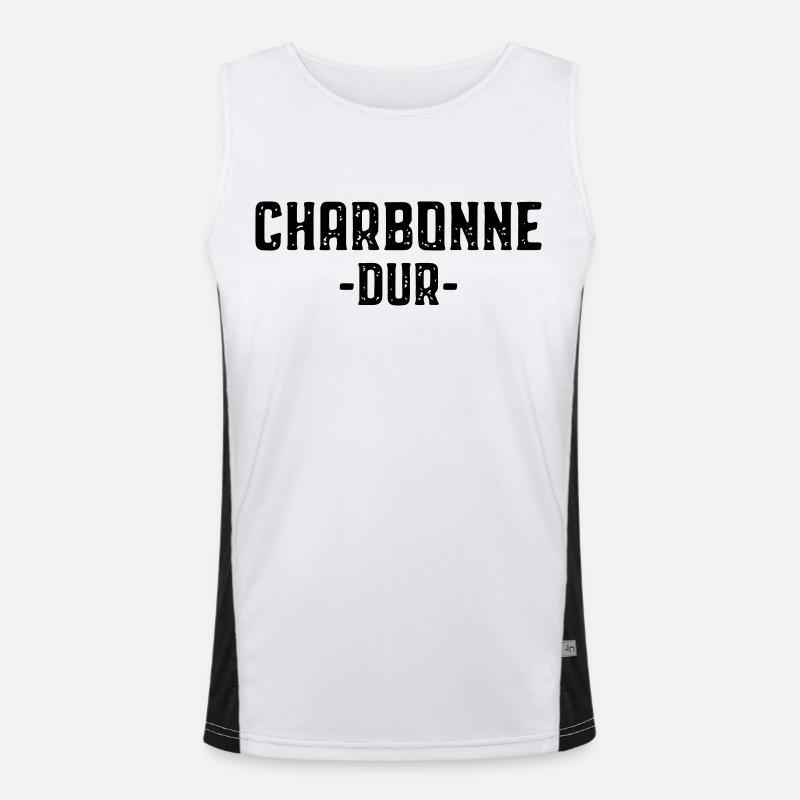 Charbonne dur Débardeur respirant contrasté Homme 