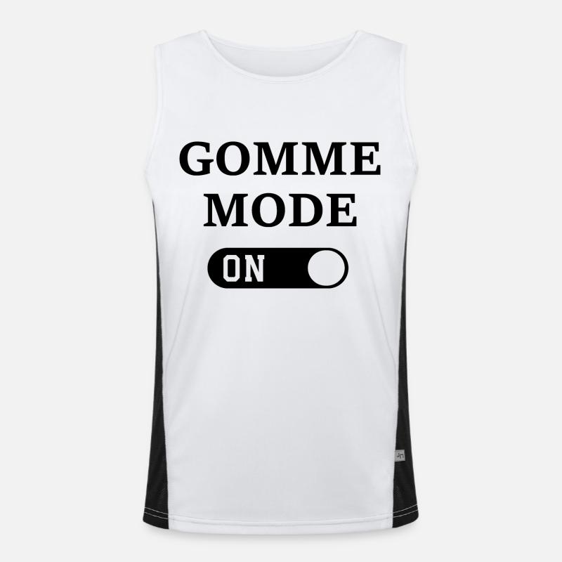 GOMMEMODE 2 Men's Functional Contrast Tank Top 