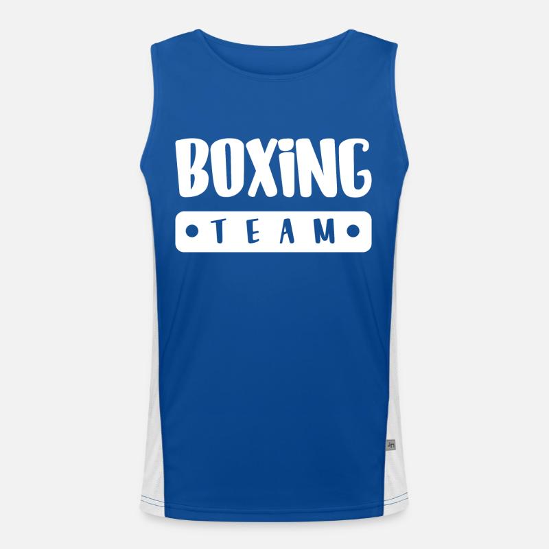 Boxing Team Funktionelles Kontrast-Tank Top für Männer 