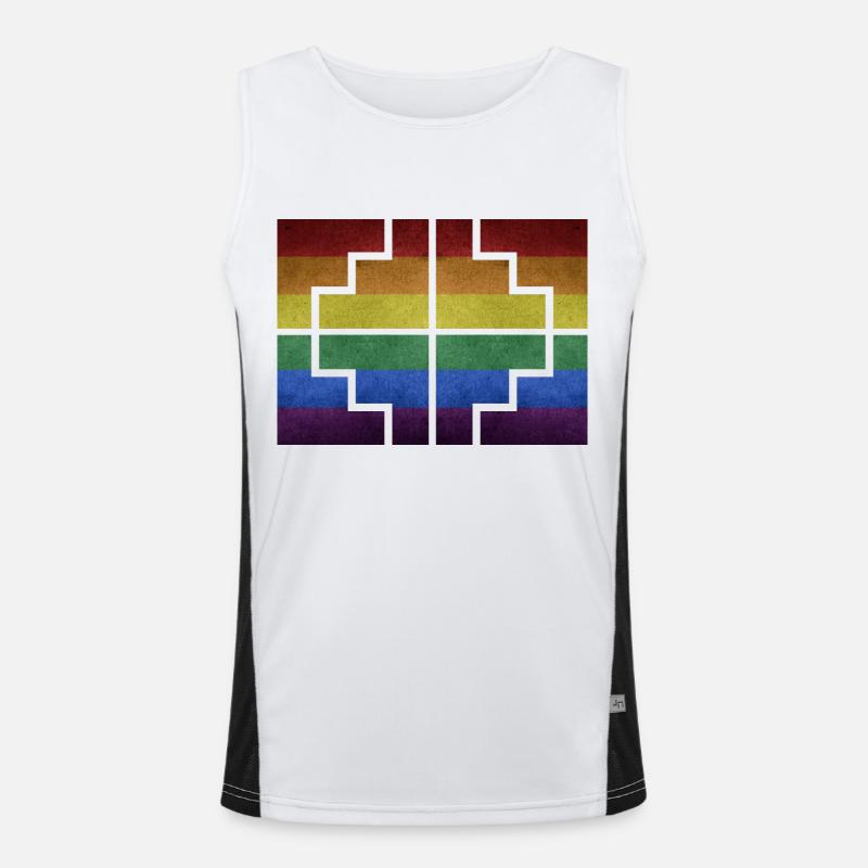 Geometrics Men's Functional Contrast Tank Top 