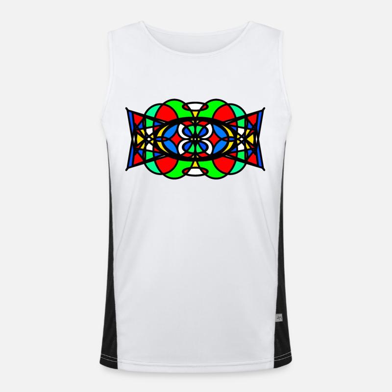 Pattern Men's Functional Contrast Tank Top 