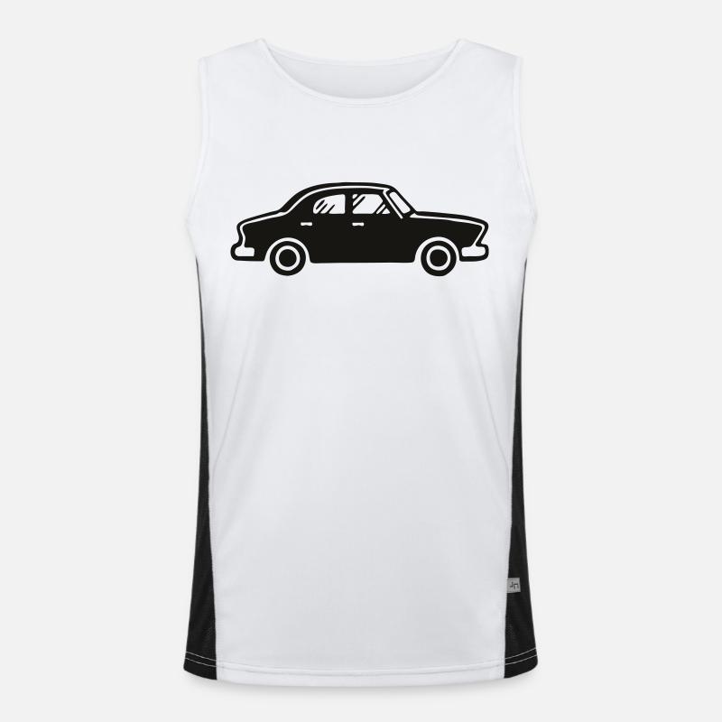 Car Side Men's Functional Contrast Tank Top 