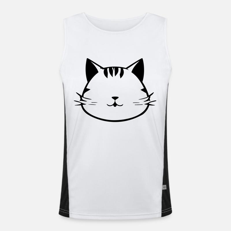 Cat Men's Functional Contrast Tank Top 