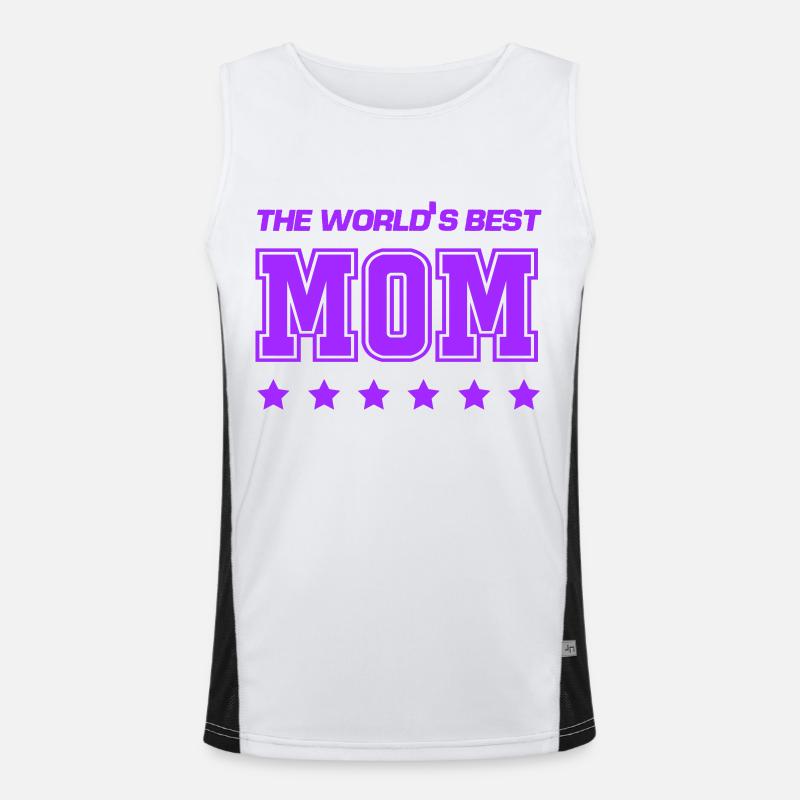 best mom Funktionelles Kontrast-Tank Top für Männer 
