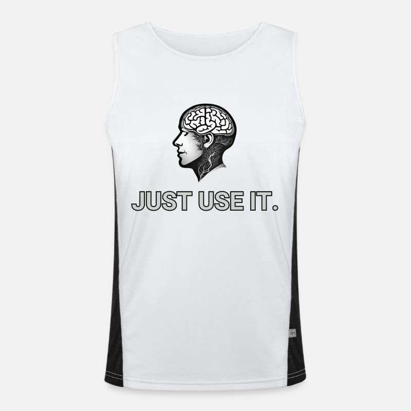 IL SUFFIT DE L’UTILISER Débardeur respirant contrasté Homme 