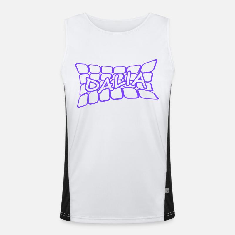Dalia as a name Men's Functional Contrast Tank Top 