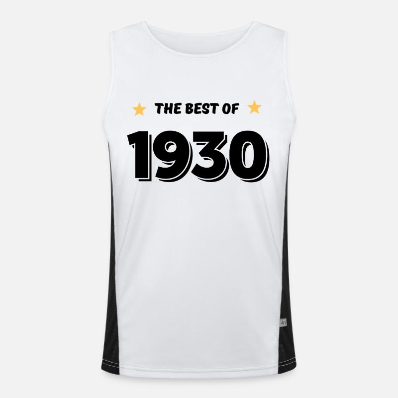 Das Beste von 1930 Funktionelles Kontrast-Tank Top für Männer 