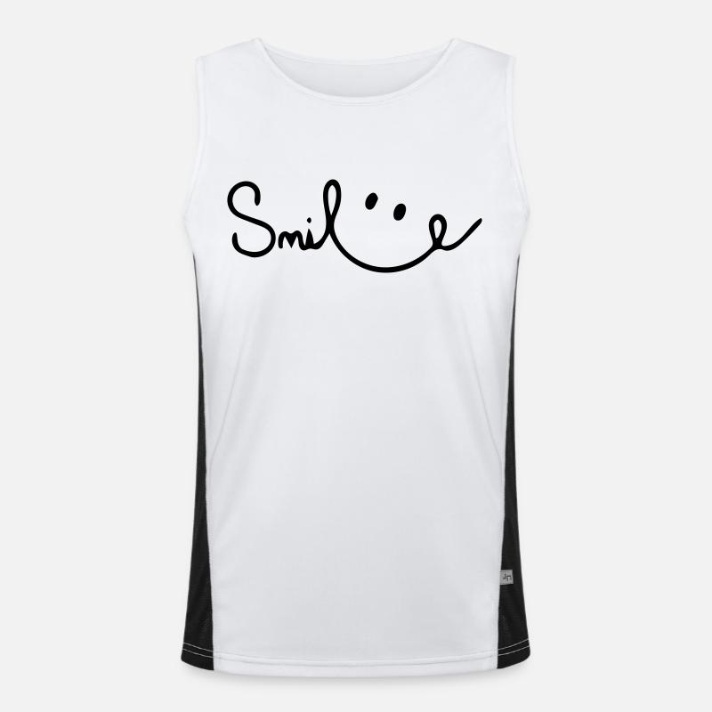 smile Men's Functional Contrast Tank Top 