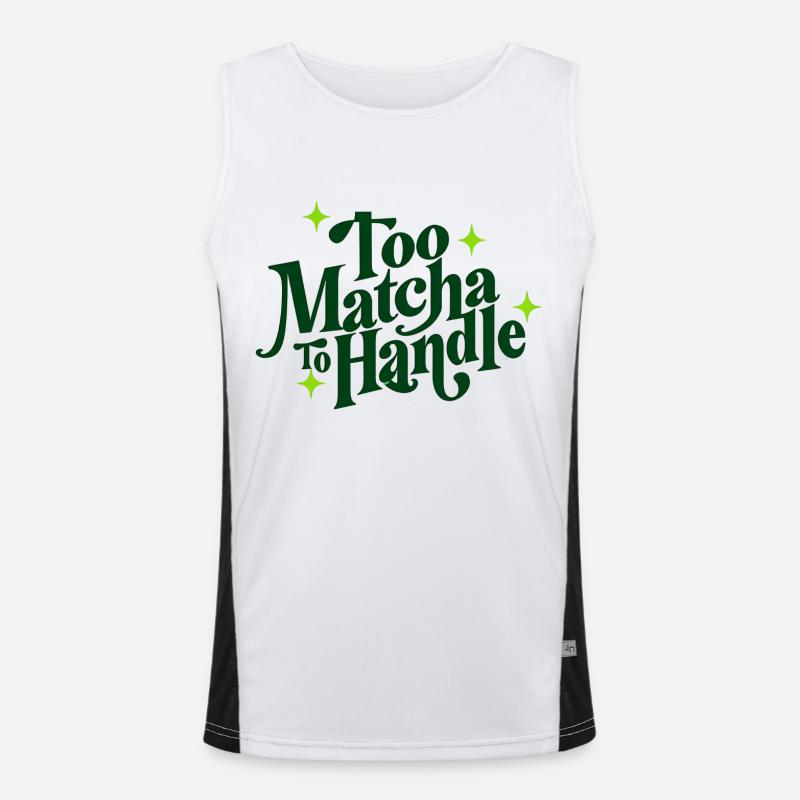 Trop Matcha Pour Manipuler Débardeur respirant contrasté Homme 