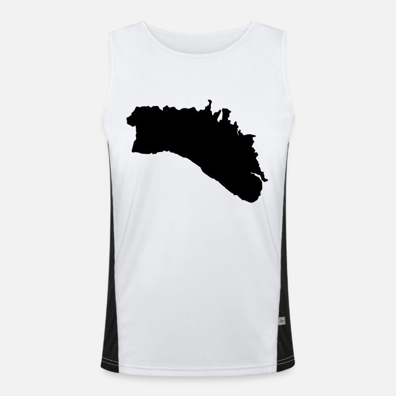 Menorca Funktionelles Kontrast-Tank Top für Männer 