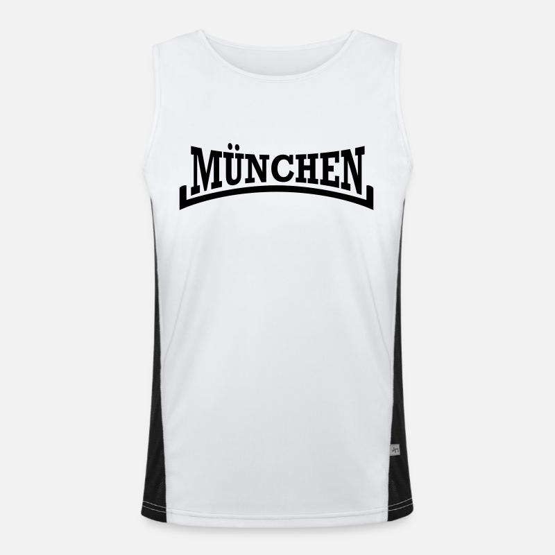 Munich Style Men's Functional Contrast Tank Top 