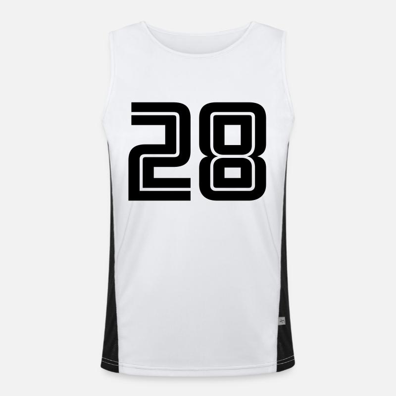 28 Men's Functional Contrast Tank Top 