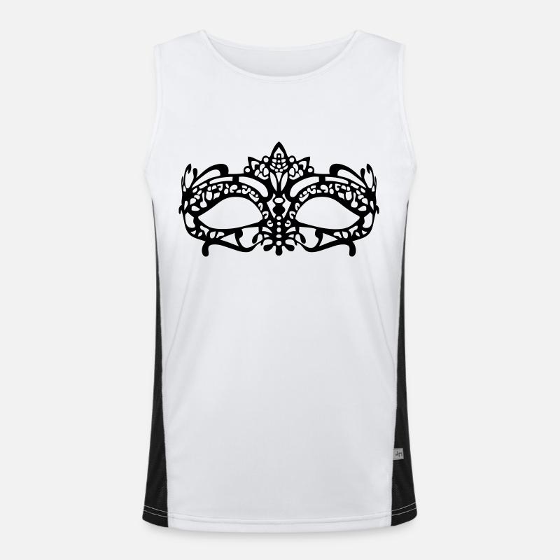 Maske Funktionelles Kontrast-Tank Top für Männer 