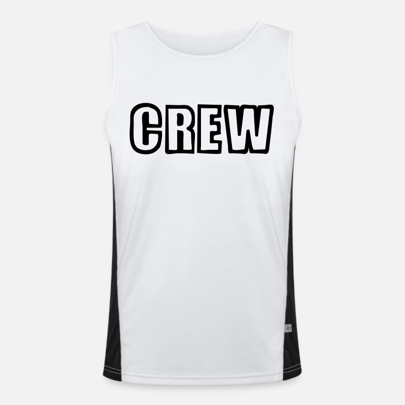crew Débardeur respirant contrasté Homme 