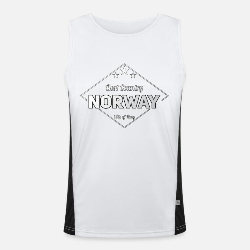 NORWAY Funktionelles Kontrast-Tank Top für Männer 