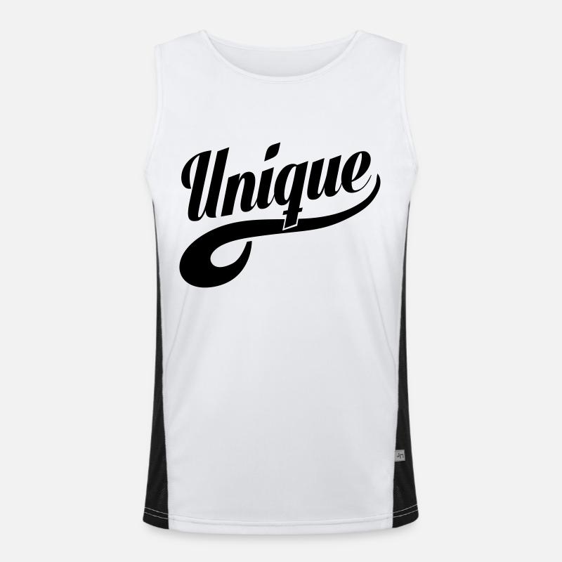 Unique Men's Functional Contrast Tank Top 