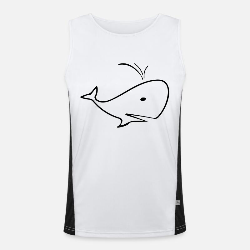 whale Men's Functional Contrast Tank Top 
