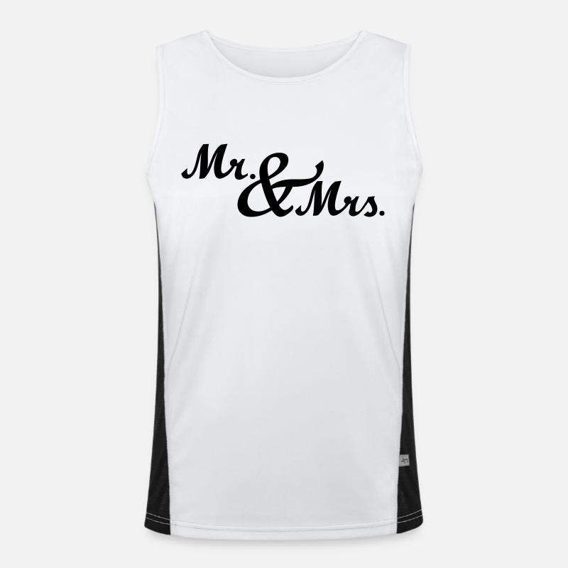 Mr & Mrs Men's Functional Contrast Tank Top 