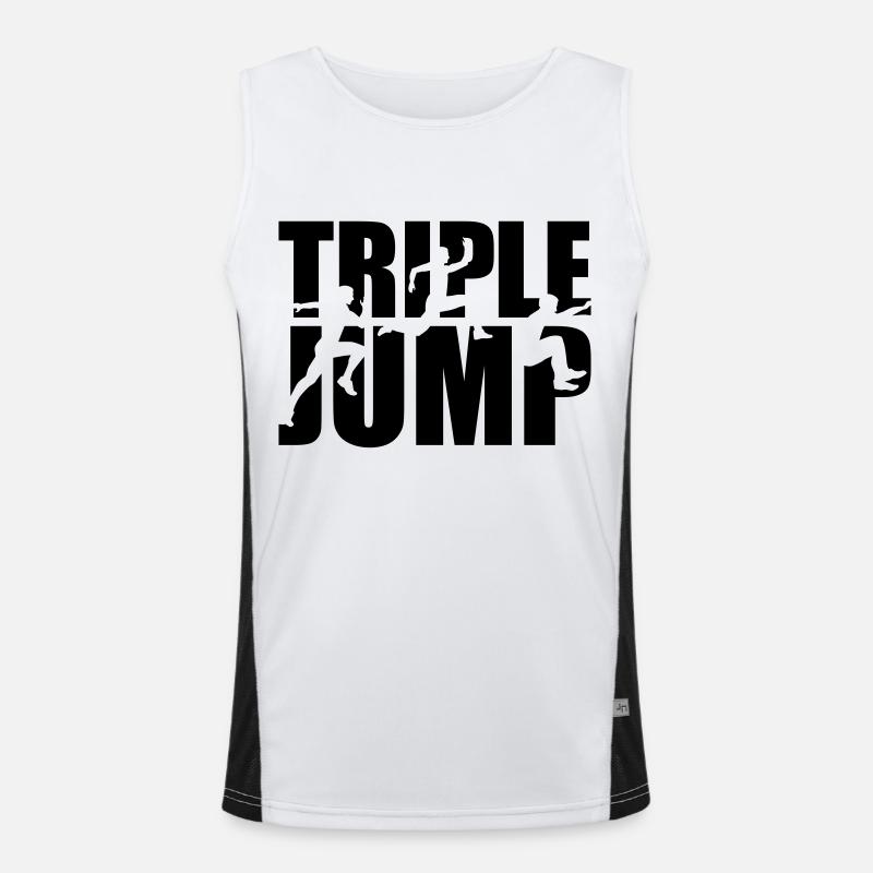 Triple jump Men's Functional Contrast Tank Top 