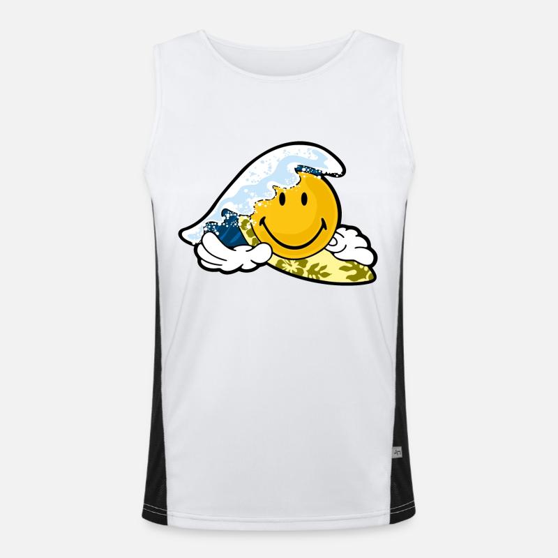 Smiley Surfing Débardeur respirant contrasté Homme 