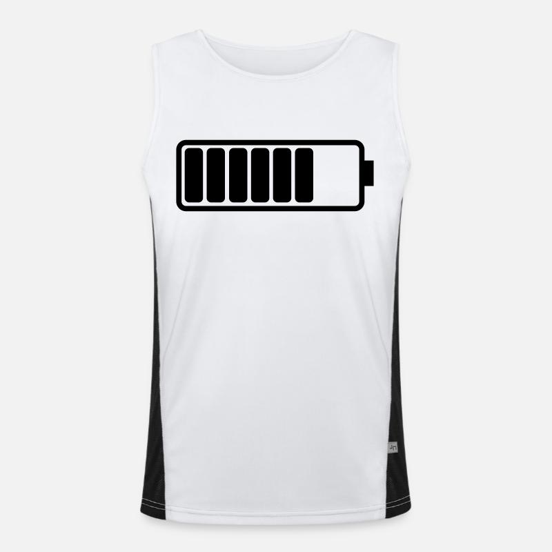 battery_01 Men's Functional Contrast Tank Top 