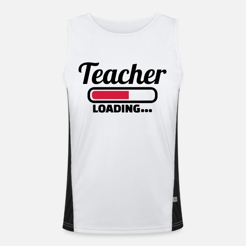 Lehrer Funktionelles Kontrast-Tank Top für Männer 