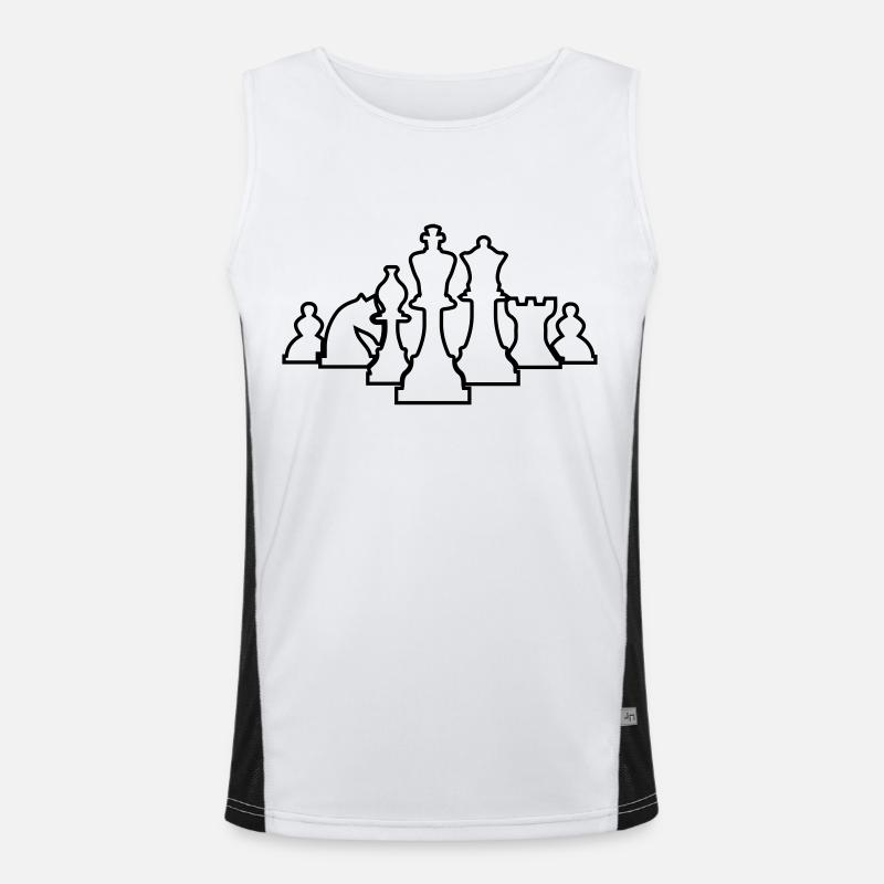 chess Men's Functional Contrast Tank Top 