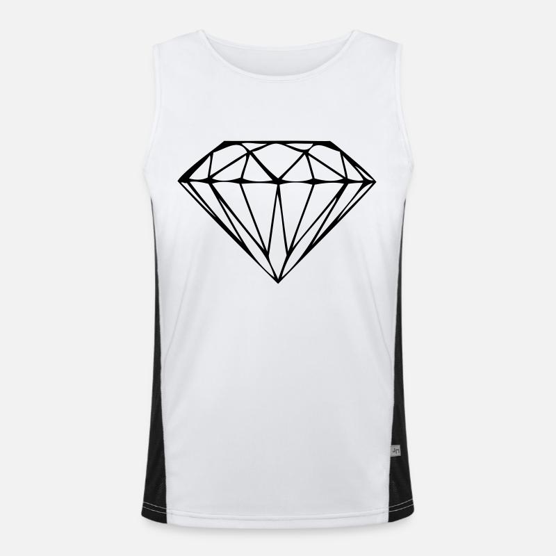 diamond Débardeur respirant contrasté Homme 