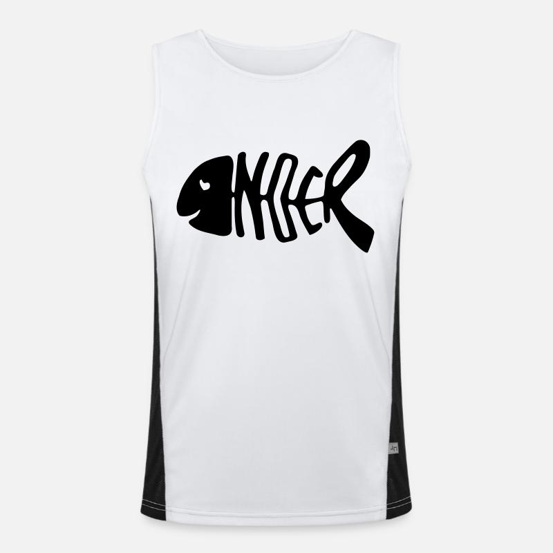 Noer fish exitshirt Men's Functional Contrast Tank Top 