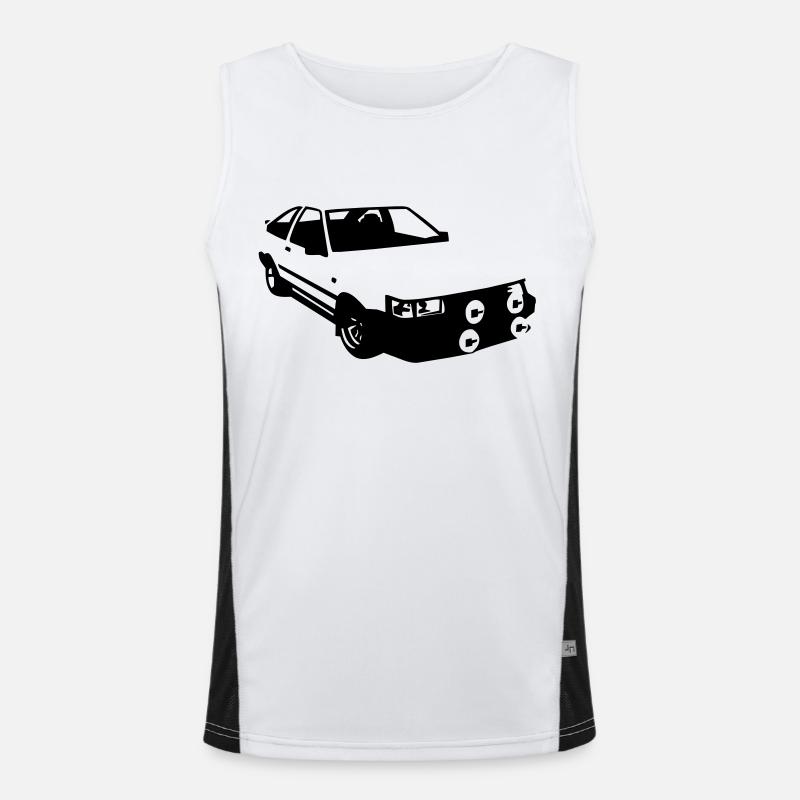 Corolla AE86 Men's Functional Contrast Tank Top 
