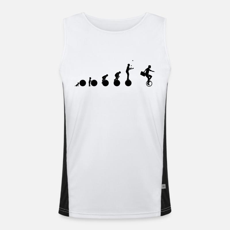 Circus evolution Man Men's Functional Contrast Tank Top 