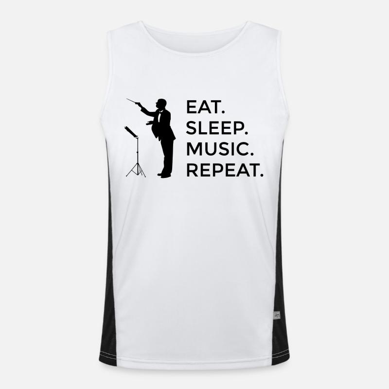 Dirigenten Dirigent Musik Dirigieren Geschenk Funktionelles Kontrast-Tank Top für Männer 