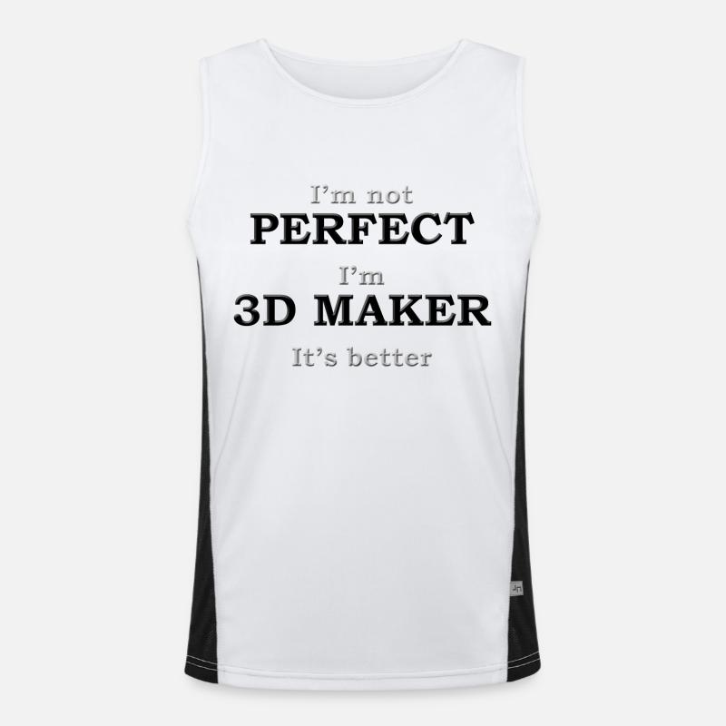 PERFECT 3D MAKER Débardeur respirant contrasté Homme 