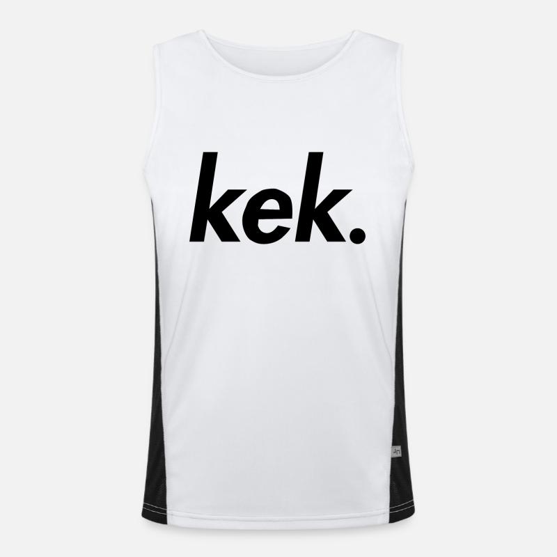 kek Funktionelles Kontrast-Tank Top für Männer 