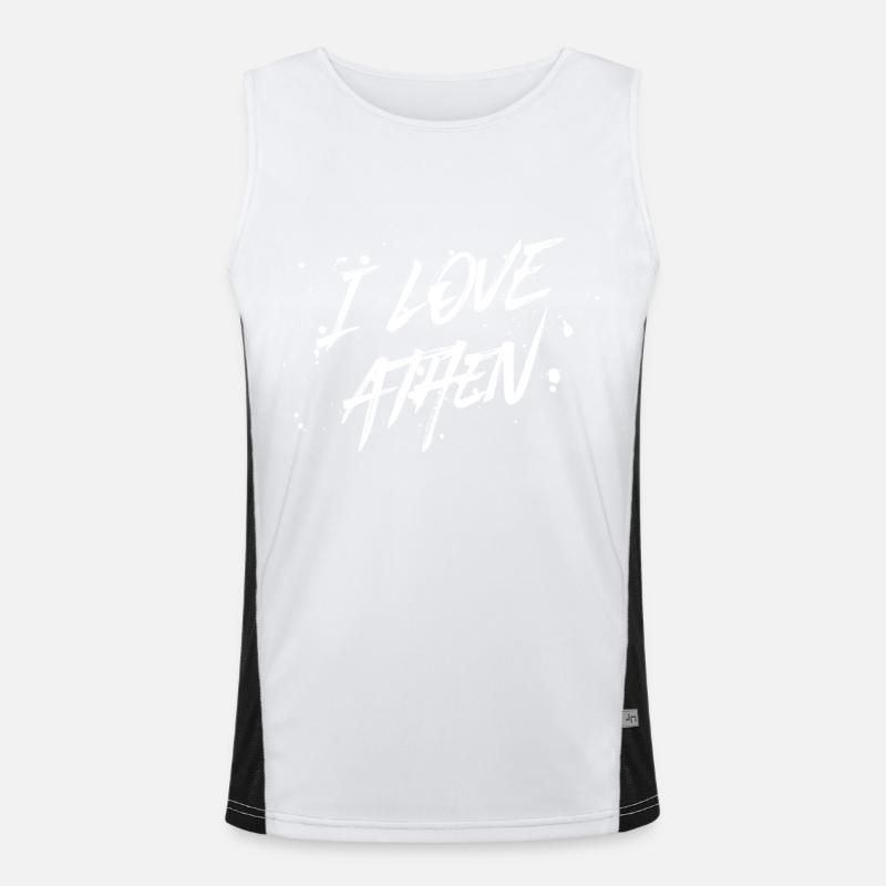 J’aime Athènes Débardeur respirant contrasté Homme 
