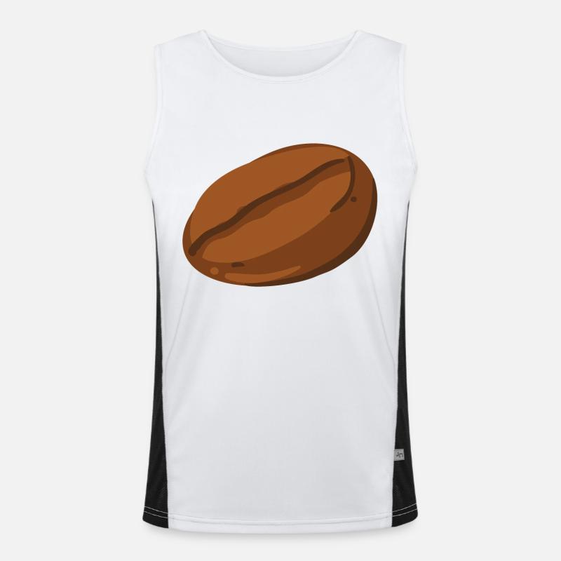 Grain de café Débardeur respirant contrasté Homme 